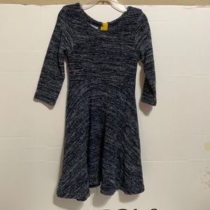Fab kids size M long sleeve dark blue dress